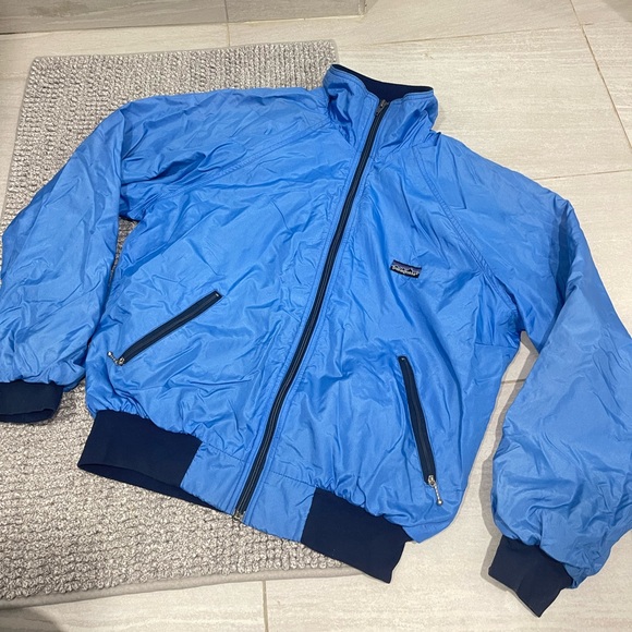 Vintage Patagonia Capilene Fleece Shelled Bomber Jacket medium windbreaker - Picture 2 of 8